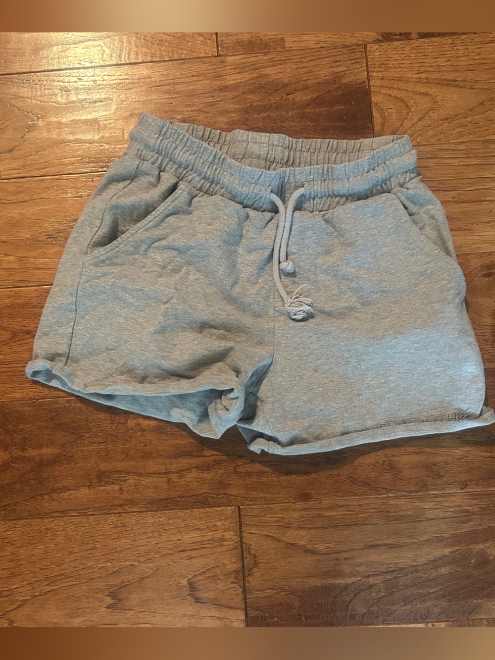 Jed North Light Gray Athletic Drawstring Shorts